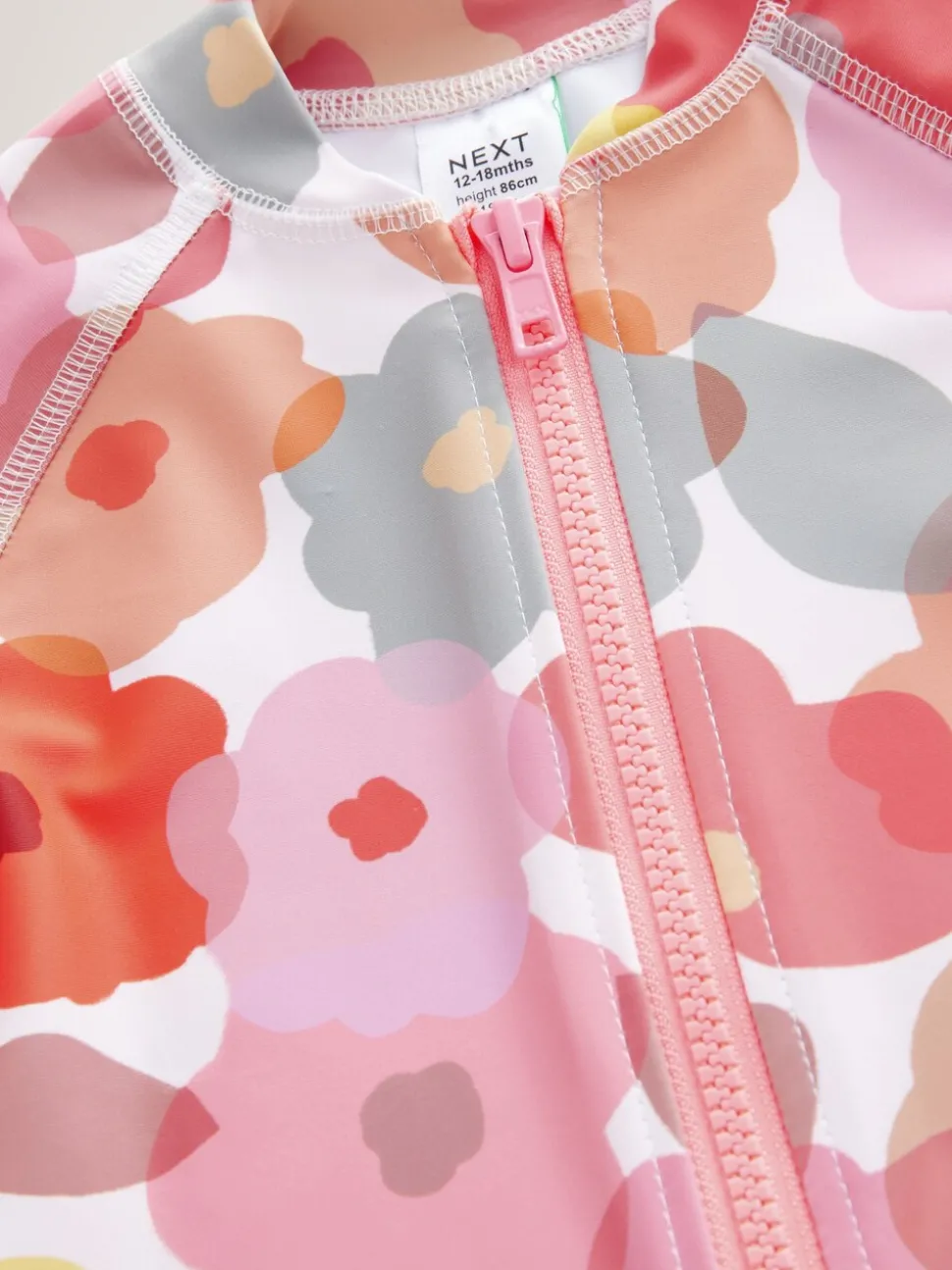 Pink/Rust Floral Sunsafe Swimsuit (3mths-10yrs)