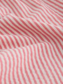 Pink Stripe 100% Cotton Barrel Playsuit (3-16yrs)