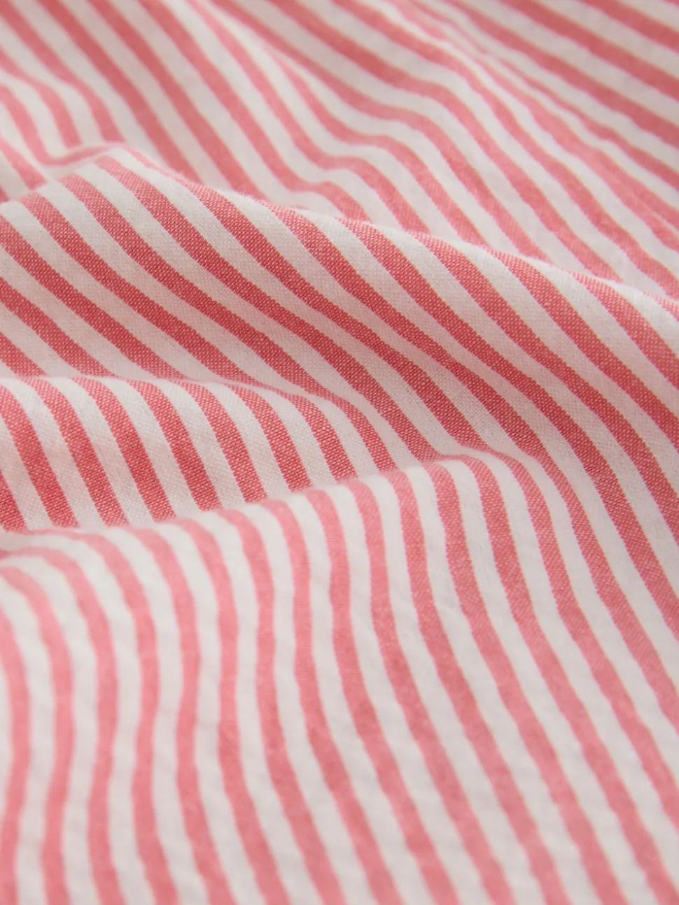 Pink Stripe 100% Cotton Barrel Playsuit (3-16yrs)