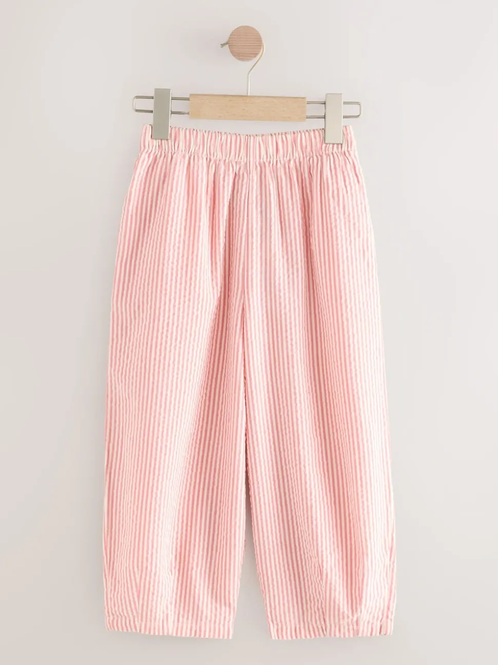 Pink Stripe Pull On Barrel Trousers (3-16yrs)