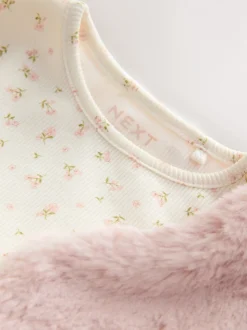 Pink T-Shirt Gilet & Skirt 3 Piece Set (3mths-7yrs)