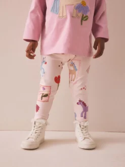 Pink Unicorn Leggings 3 Pack (3mths-7yrs)