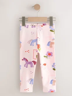 Pink Unicorn Leggings 3 Pack (3mths-7yrs)