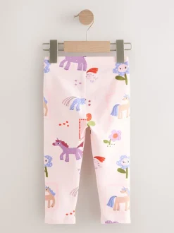 Pink Unicorn Leggings 3 Pack (3mths-7yrs)