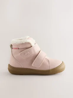Pink Waterproof Touch Fastening Boots