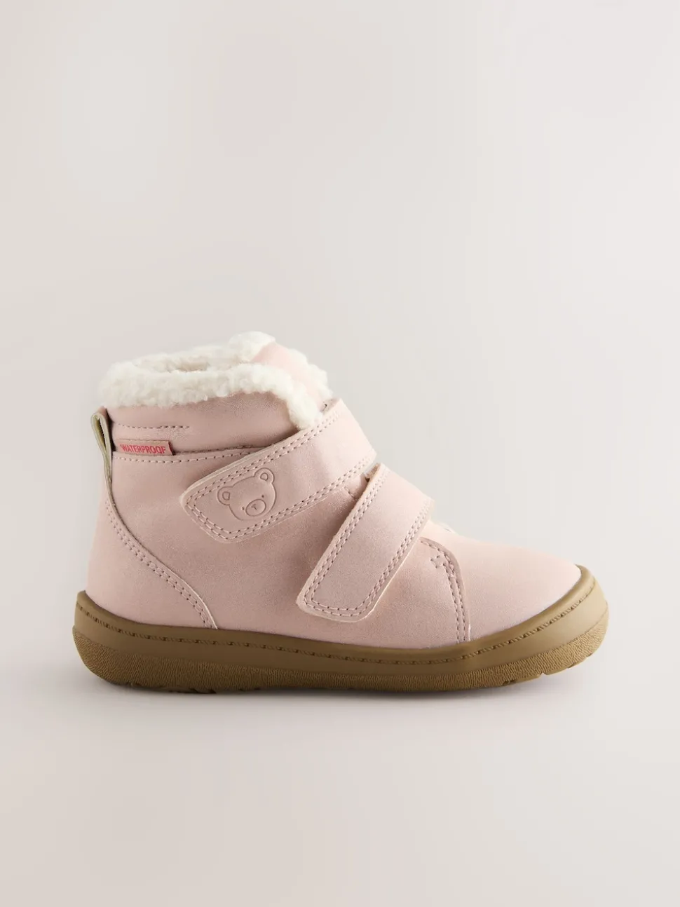 Pink Waterproof Touch Fastening Boots