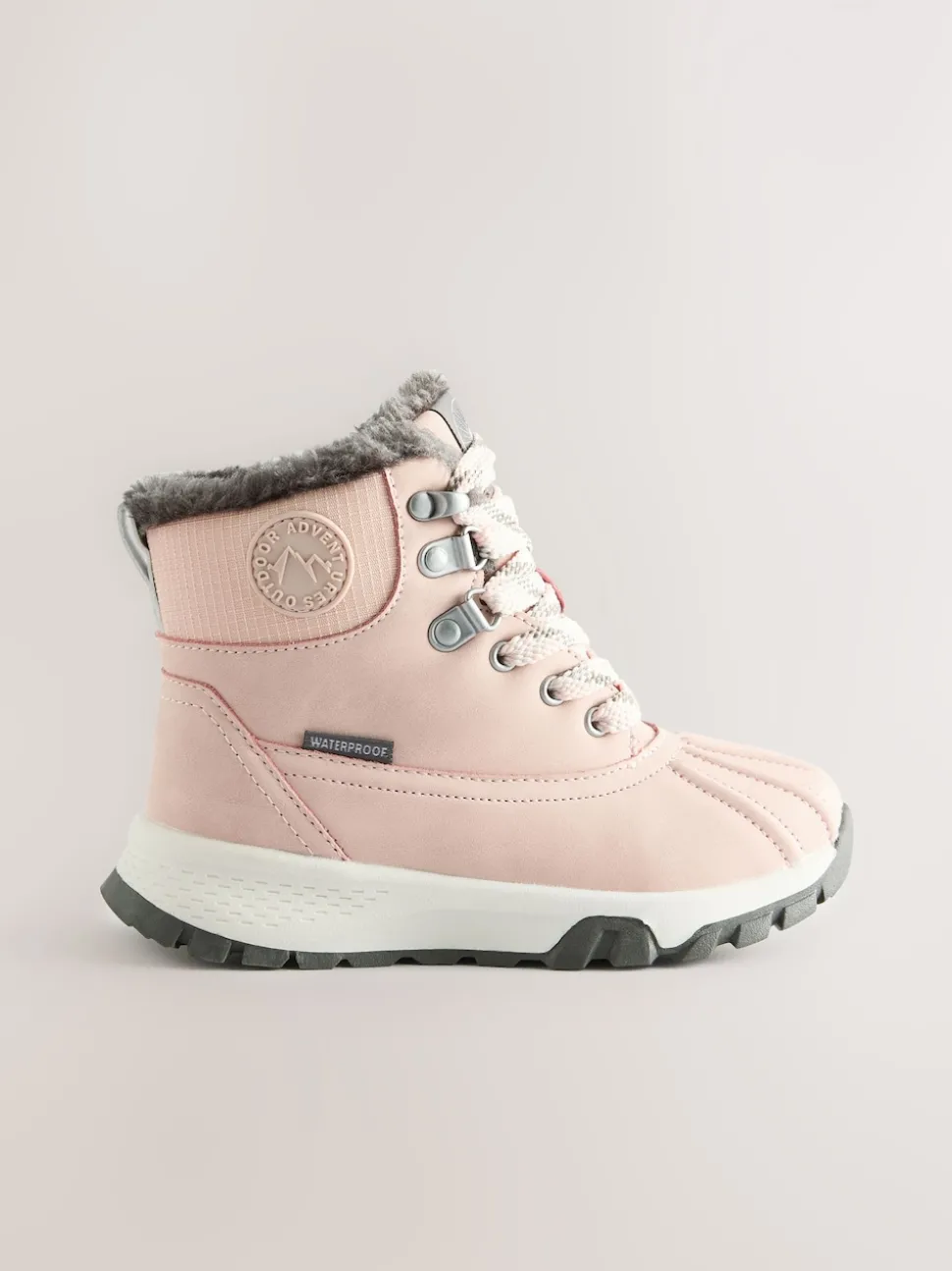 Pink Waterproof Walking Boots
