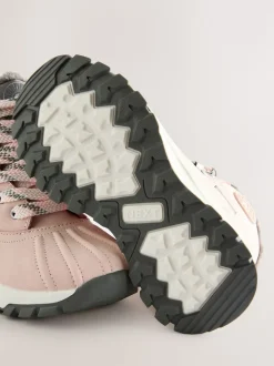 Pink Waterproof Walking Boots
