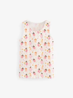 Pink/White Fairy Vests 3 Pack (1.5-16yrs)