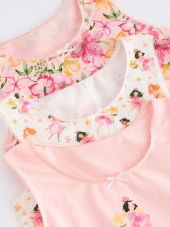 Pink/White Fairy Vests 3 Pack (1.5-16yrs)