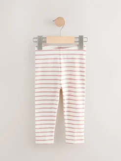 Pink/White 4 Pack Leggings (3mths-7yrs)