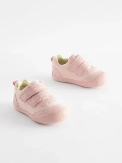 Pink Wide Fit (G) Crawler Trainers