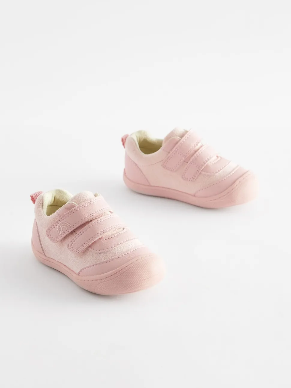 Pink Wide Fit (G) Crawler Trainers