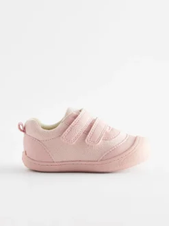 Pink Wide Fit (G) Crawler Trainers