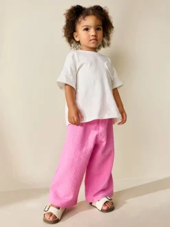 Pink Wide Leg Trousers (3mths-7yrs)