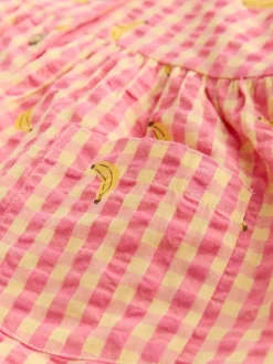 Pink/Yellow Banana Trapeze Playsuit (3mths-7yrs)