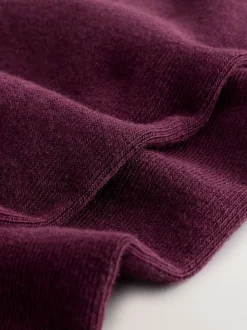 Plum Red Pink and Black 3 Pack Cotton Rich Tights