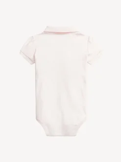 Polo Ralph Lauren Pink Baby Girls Soft Polo Bodysuit
