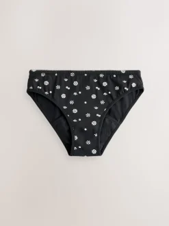 Printed Light Period Bikini Briefs 2 Pack (7-16yrs)