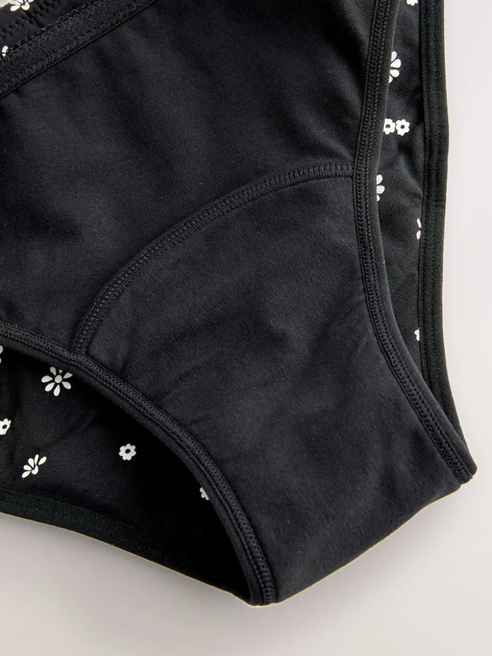 Printed Light Period Bikini Briefs 2 Pack (7-16yrs)
