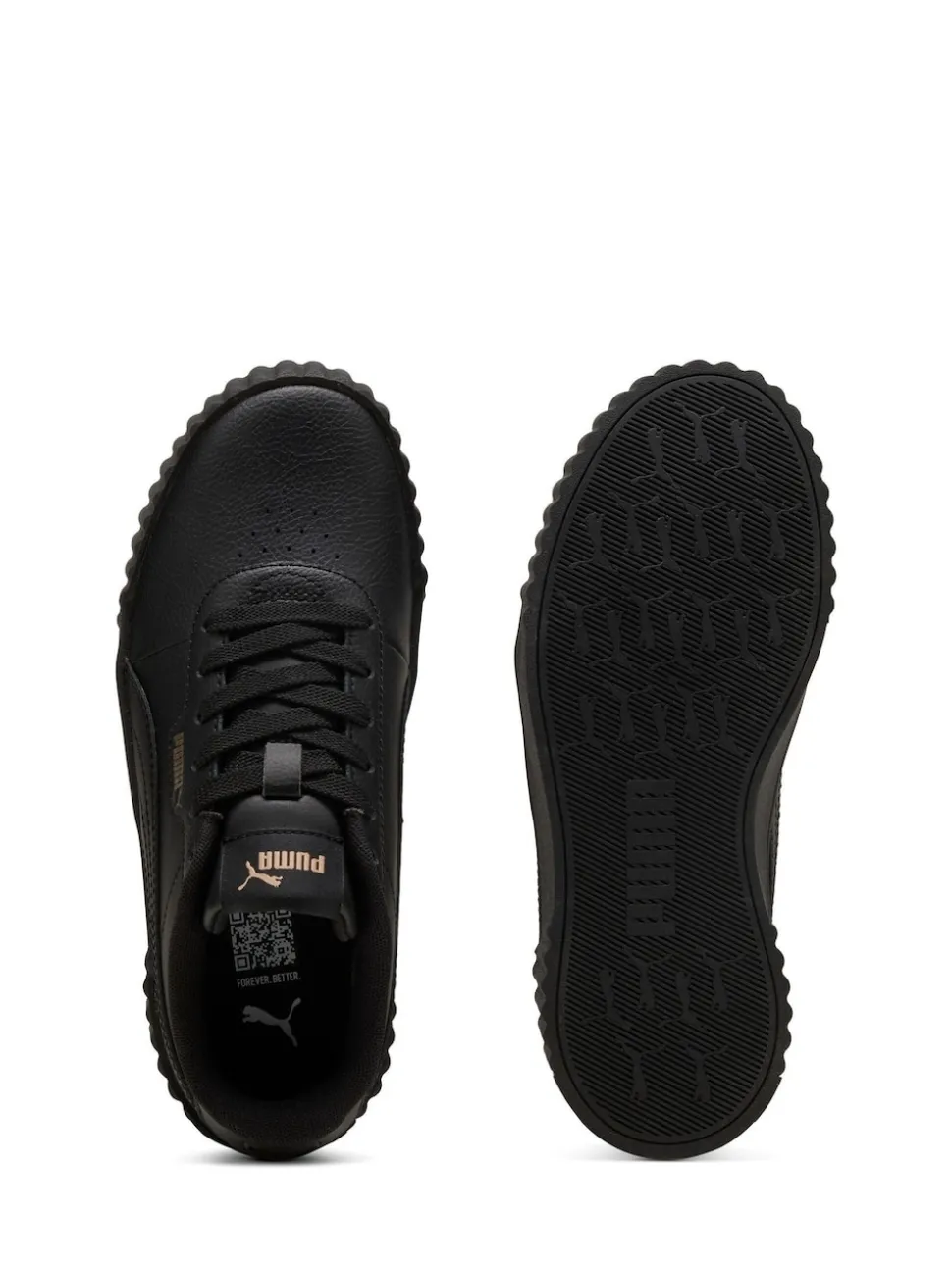 Puma Black Kids Youth Carina 3.0 Sneakers