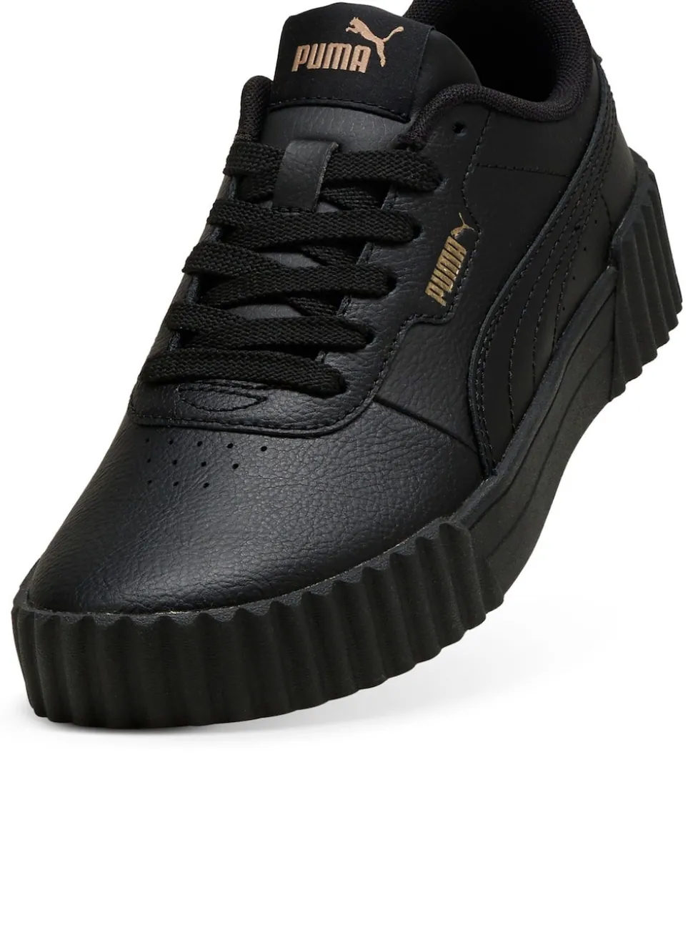 Puma Black Kids Youth Carina 3.0 Sneakers