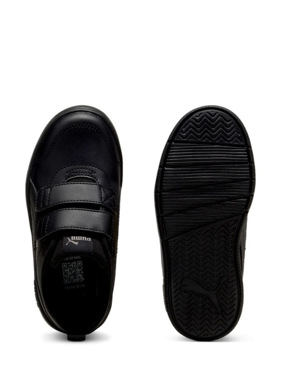 Puma Black Courtflex V3 Sneakers