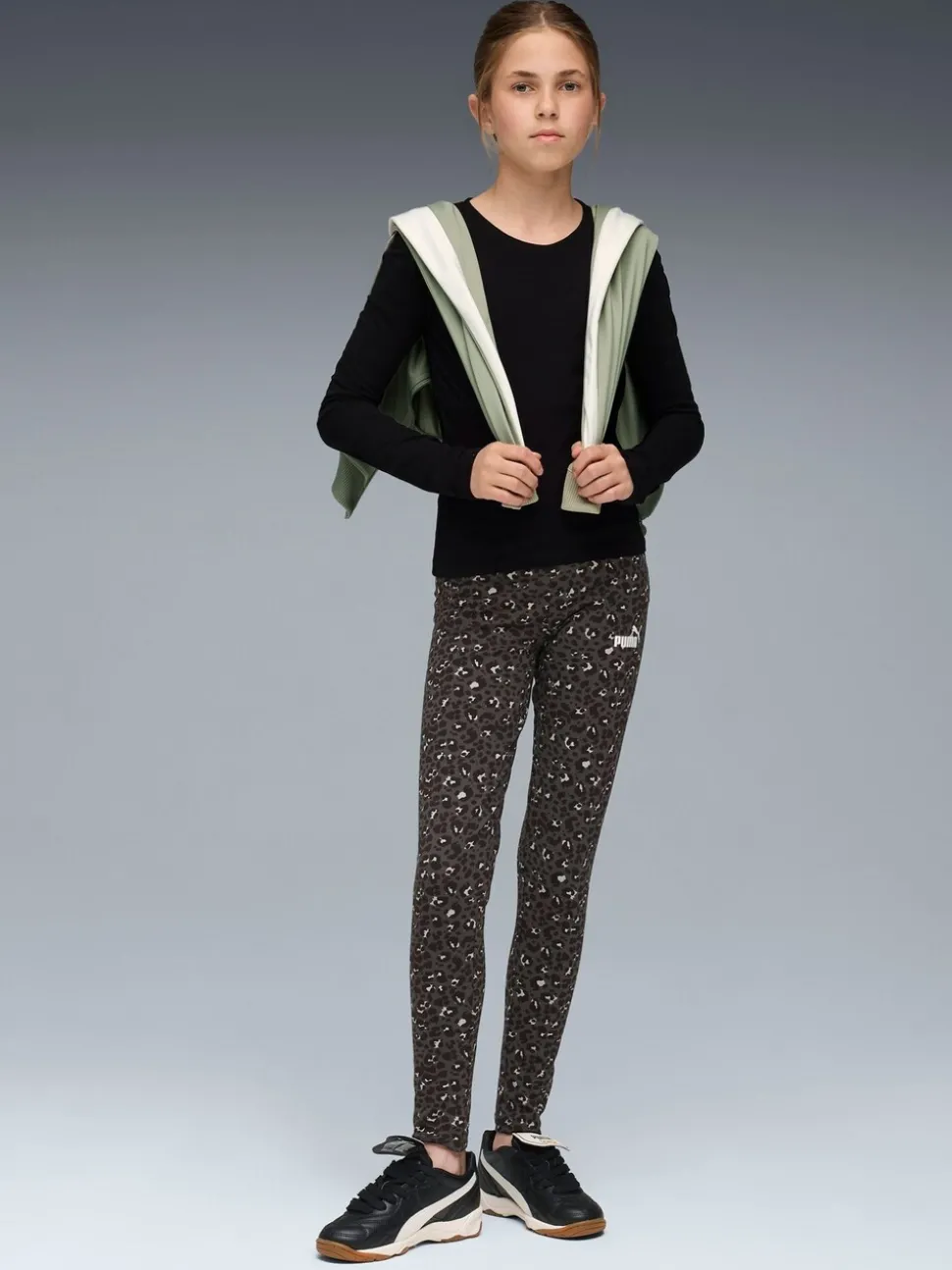 Puma Black Essential Animal Leggings