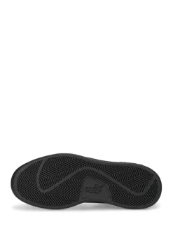 Puma Black Smash 3.0 Leather Youth Trainers