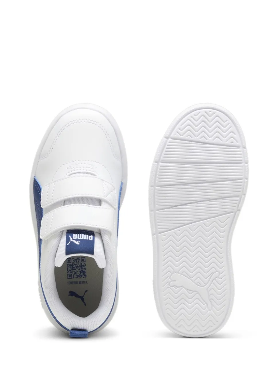 Puma White cream Courtflex V3 Sneakers