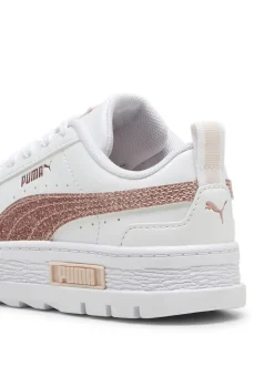 Puma White Mayze Glitter Sneakers