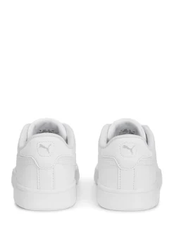 Puma White Smash 3.0 Leather Youth Trainers