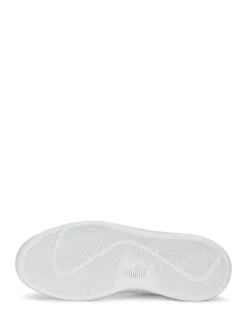 Puma White Smash 3.0 Leather Youth Trainers