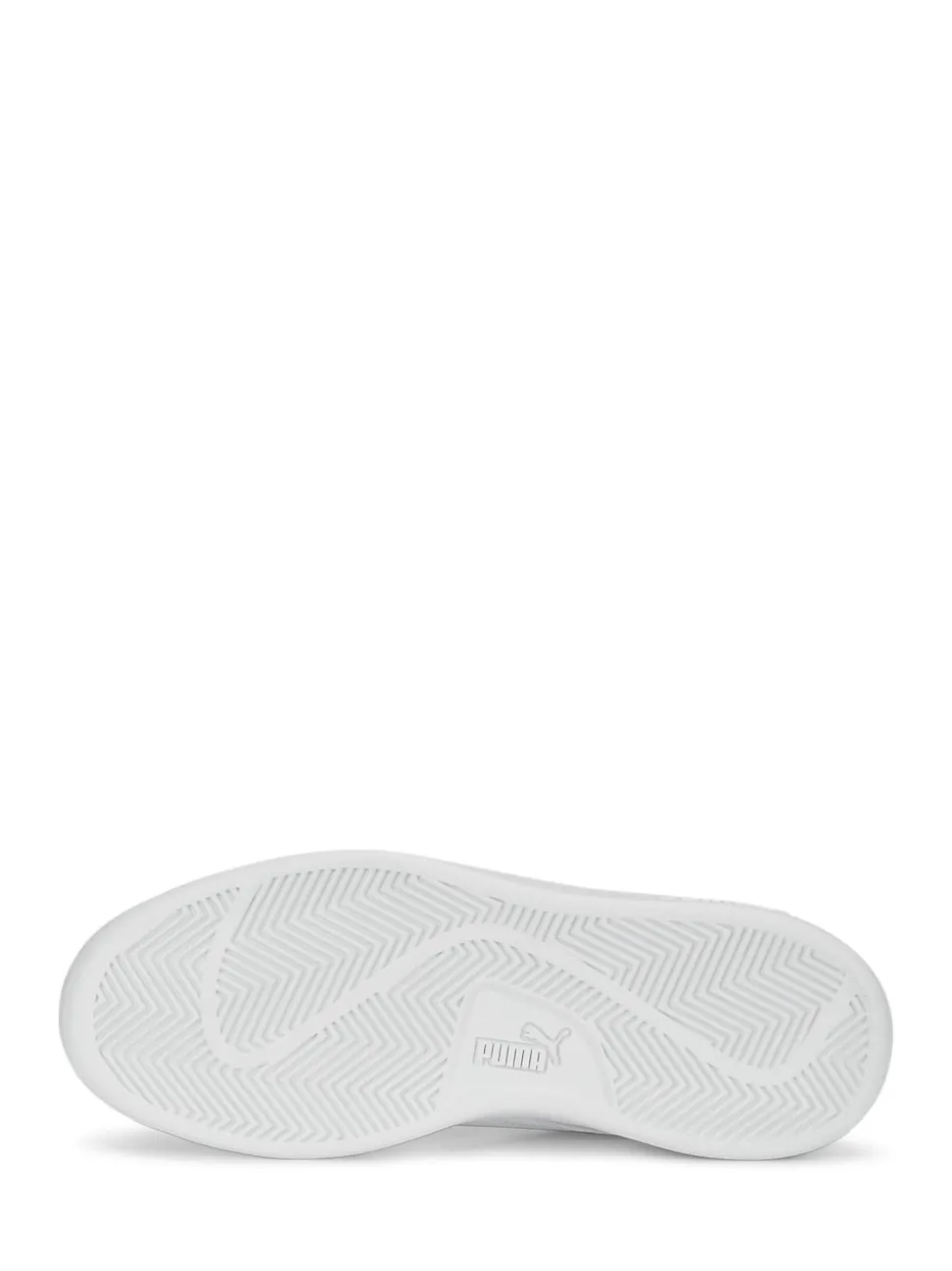 Puma White Smash 3.0 Leather Youth Trainers