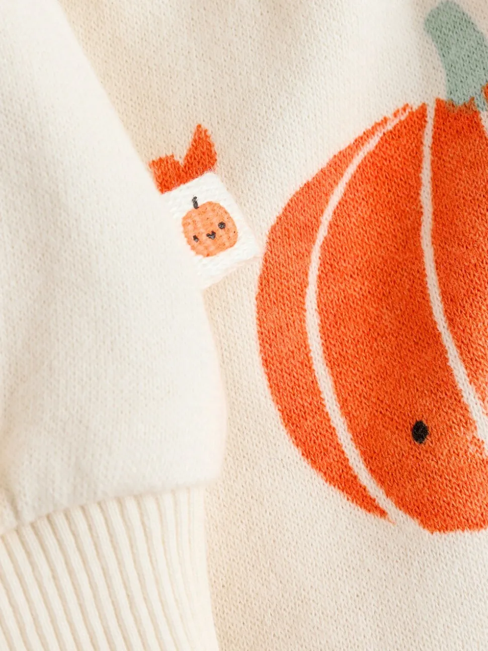 Pumpkin Print Baby Halloween Sweat Top and Joggers Set (0mths-3yrs)