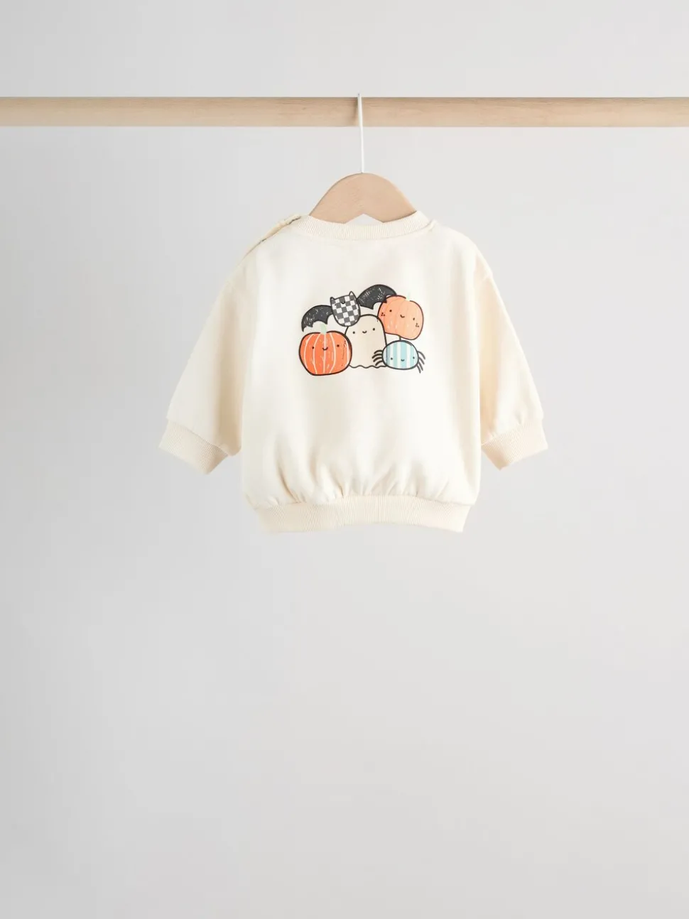 Pumpkin Print Baby Halloween Sweat Top and Joggers Set (0mths-3yrs)