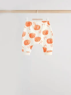 Pumpkin Print Baby Halloween Sweat Top and Joggers Set (0mths-3yrs)
