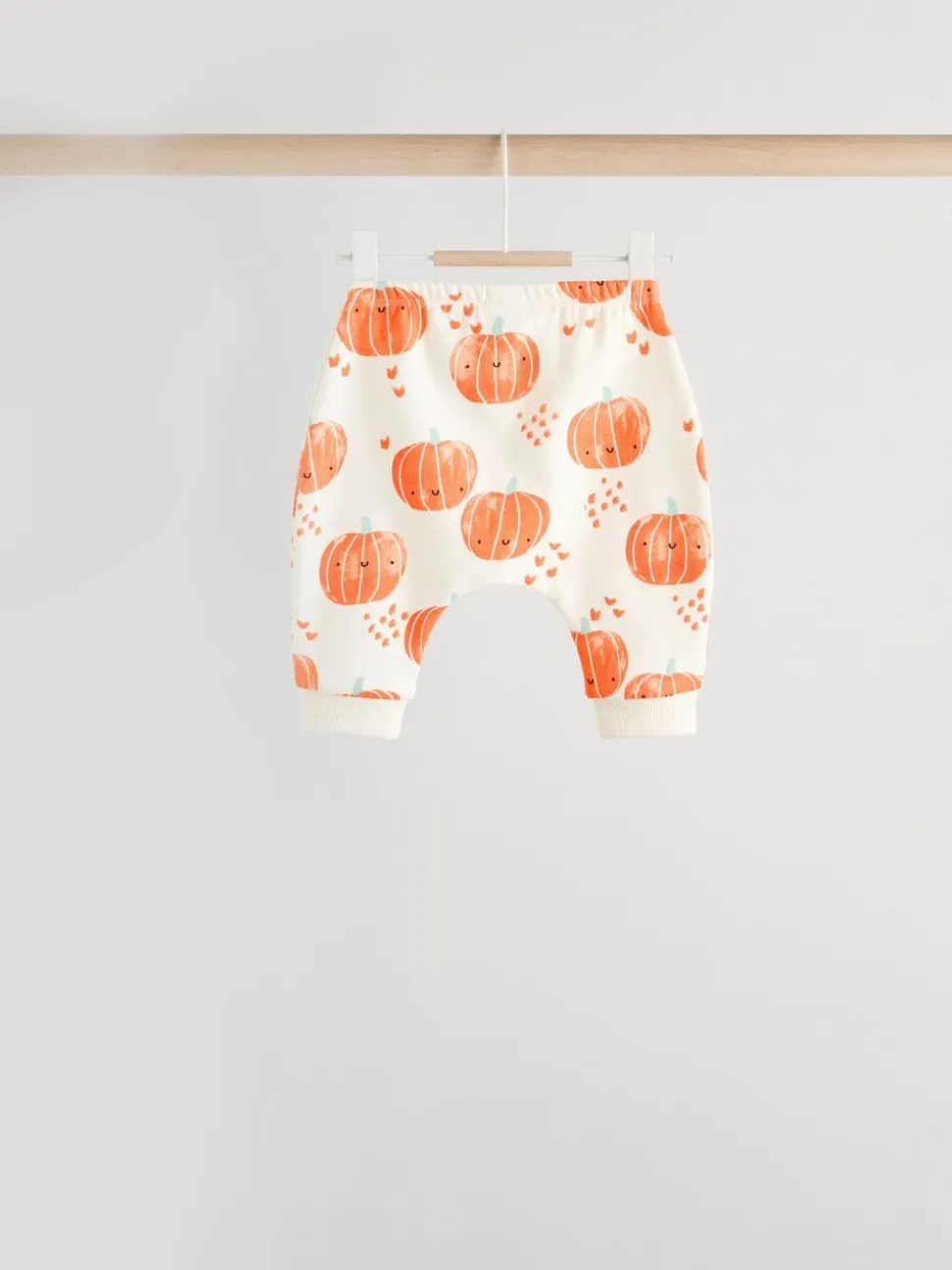 Pumpkin Print Baby Halloween Sweat Top and Joggers Set (0mths-3yrs)