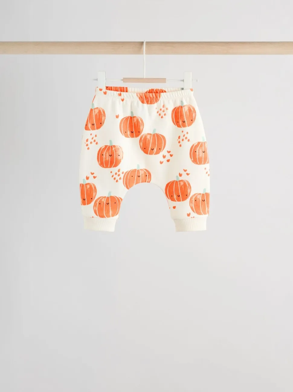 Pumpkin Print Baby Halloween Sweat Top and Joggers Set (0mths-3yrs)