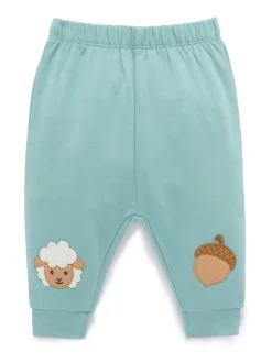 Purebaby Green Thick Leggings