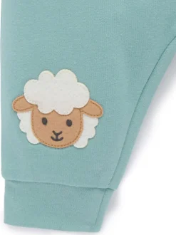 Purebaby Green Thick Leggings