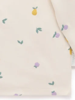 Purebaby Natural Broderie Layering Top