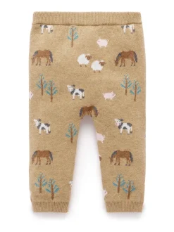 Purebaby Natural On The Farm Leggings