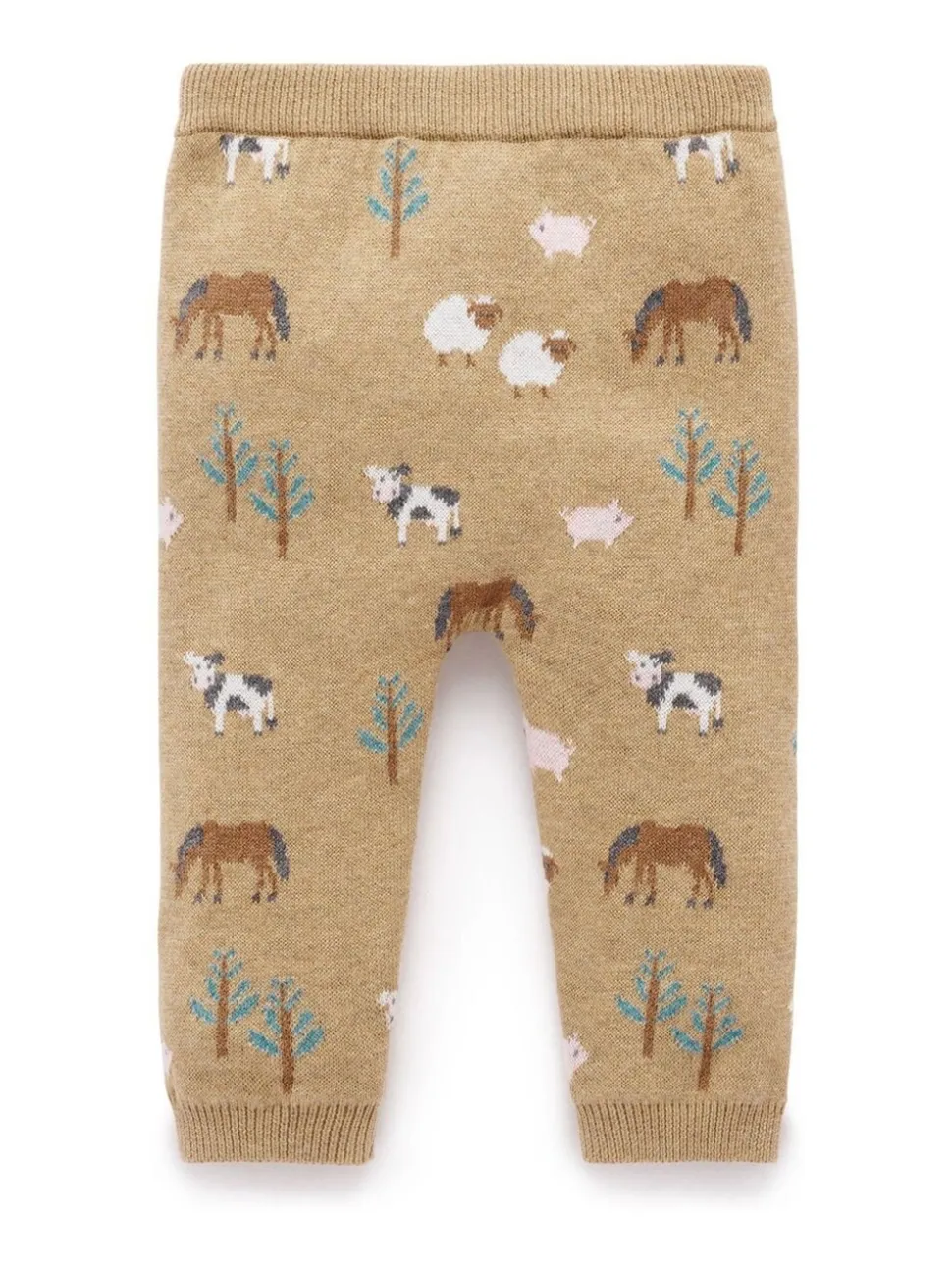 Purebaby Natural On The Farm Leggings