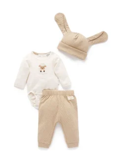 Purebaby Natural 3 Piece Gift Set