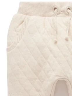 Purebaby Natural Quilted Track Trousers