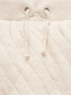 Purebaby Natural Quilted Track Trousers