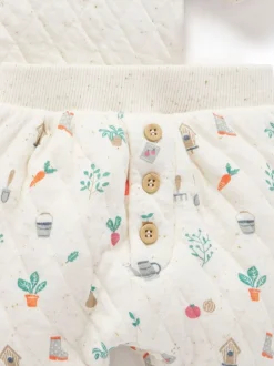 Purebaby Natural Quilted Track Set