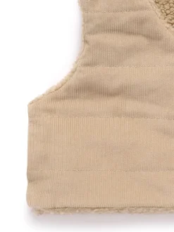 Purebaby Natural Shearling Reversible Vest