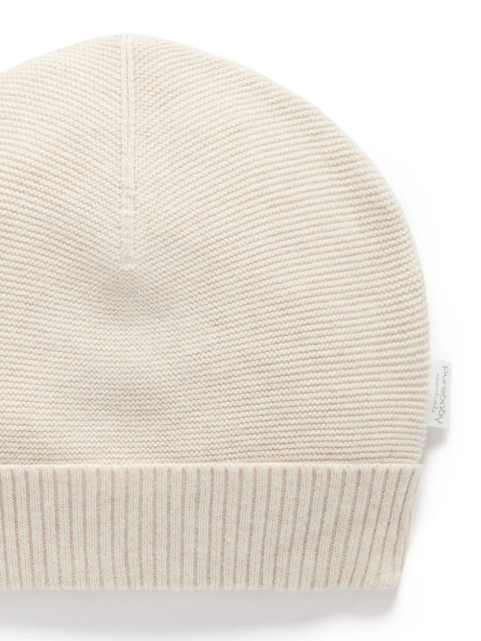 Purebaby Natural Textured Beanie